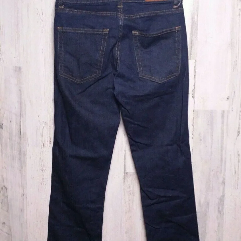 Zara Jeans Dark Wash Mid-Rise 30 Slim Straight